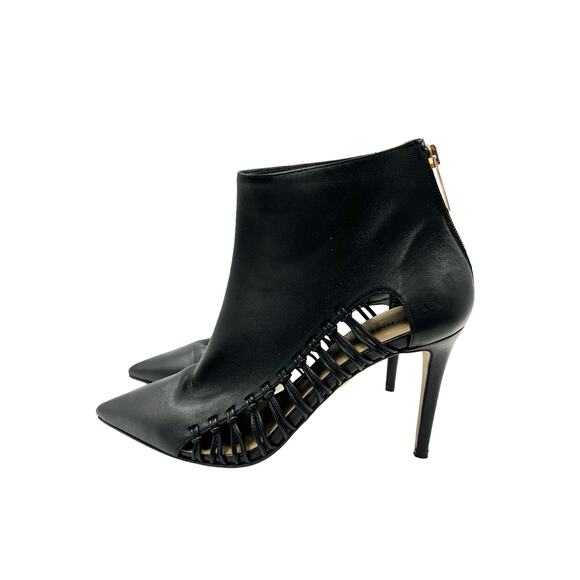 Tamara Mellon Womens Leather Braided Dom Pointed Toe Ankle Booties Size 38 - Picture 6 of 12